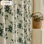 DIHIN HOME Modern Green Flowers Printed,Grommet Window Curtain for Living Room,52x63-inch,1 Panel Roman Shades Curtains Window Blinds custom curtains blackout curtains curtains for living room sheer curtains curtain fabric linen curtains kitchen curtains velvet curtains pinch pleat curtains bay window curtains outdoor curtains pleated curtains floral curtains dining room curtains kitchen valances drapes for bedroom patio curtains nursery curtains grommet curtains