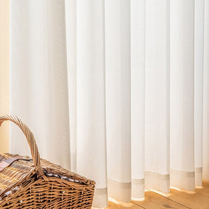 DIHIN HOME Modern High Quality White Sheer Curtain,Grommet Window Curtain for Living Room ,52x63-inch,1 Panelriped Roman Shades Curtains Window Blinds custom curtains blackout curtains curtains for living room sheer curtains curtain fabric linen curtains kitchen curtains velvet curtains pinch pleat curtains bay window curtains outdoor curtains pleated curtains floral curtains dining room curtains kitchen valances drapes for bedroom patio curtains nursery curtains grommet curtains