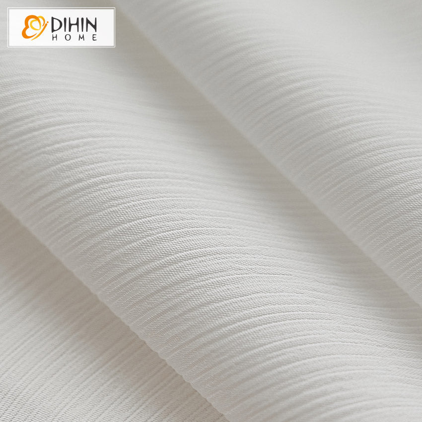 DIHIN HOME Modern High Quality White Striped Sheer Curtain,Grommet Window Curtain for Living Room ,52x63-inch,1 Panelriped Roman Shades Curtains Window Blinds custom curtains blackout curtains curtains for living room sheer curtains curtain fabric linen curtains kitchen curtains velvet curtains pinch pleat curtains bay window curtains outdoor curtains pleated curtains floral curtains dining room curtains kitchen valances drapes for bedroom patio curtains nursery curtains grommet curtains
