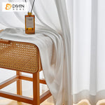DIHIN HOME Modern High Quality White Striped Sheer Curtain,Grommet Window Curtain for Living Room ,52x63-inch,1 Panelriped Roman Shades Curtains Window Blinds custom curtains blackout curtains curtains for living room sheer curtains curtain fabric linen curtains kitchen curtains velvet curtains pinch pleat curtains bay window curtains outdoor curtains pleated curtains floral curtains dining room curtains kitchen valances drapes for bedroom patio curtains nursery curtains grommet curtains