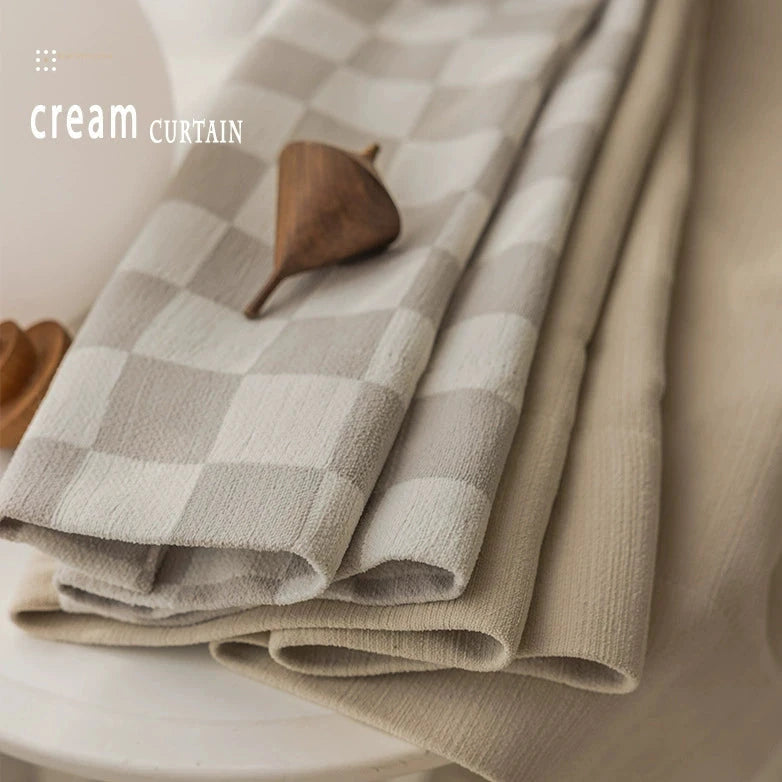DIHIN HOME Modern Light Brown Color Plaid,Blackout Grommet Window Curtain Customized Curtain Drapes for Living Room Roman Shades Curtains Window Blinds custom curtains blackout curtains curtains for living room sheer curtains curtain fabric linen curtains kitchen curtains velvet curtains pinch pleat curtains bay window curtains outdoor curtains pleated curtains floral curtains dining room curtains kitchen valances drapes for bedroom patio curtains nursery curtains grommet curtains
