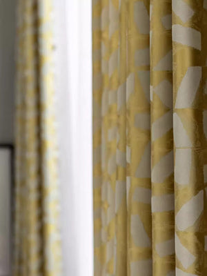 DIHIN HOME Modern Luxury Geometric,Blackout Grommet Window Curtain for Living Room,52x63-inch,1 Panel Roman Shades Curtains Window Blinds custom curtains blackout curtains curtains for living room sheer curtains curtain fabric linen curtains kitchen curtains velvet curtains pinch pleat curtains bay window curtains outdoor curtains pleated curtains floral curtains dining room curtains kitchen valances drapes for bedroom patio curtains nursery curtains grommet curtains