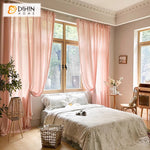 DIHIN HOME Modern Pink Color,Blackout Grommet Window Sheer Curtain for Living Room,52x63-inch,1 Panel Roman Shades Curtains Window Blinds custom curtains blackout curtains curtains for living room sheer curtains curtain fabric linen curtains kitchen curtains velvet curtains pinch pleat curtains bay window curtains outdoor curtains pleated curtains floral curtains dining room curtains kitchen valances drapes for bedroom patio curtains nursery curtains grommet curtains