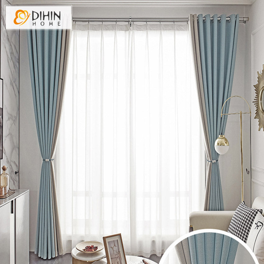 DIHIN HOME Modern Thick Fabric,Blackout Grommet Window Curtain for Living Room,52x63-inch,1 Panel Roman Shades Curtains Window Blinds custom curtains blackout curtains curtains for living room sheer curtains curtain fabric linen curtains kitchen curtains velvet curtains pinch pleat curtains bay window curtains outdoor curtains pleated curtains floral curtains dining room curtains kitchen valances drapes for bedroom patio curtains nursery curtains grommet curtains