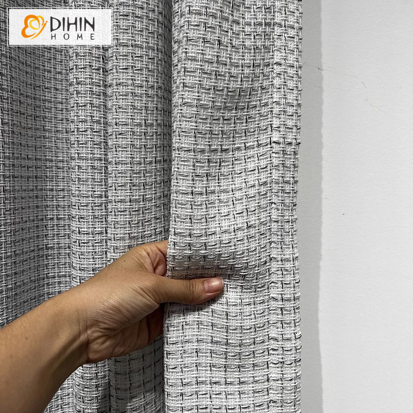 DIHIN HOME Modern Thickness Fabric,Blackout Grommet Window Curtain Customized Curtain Drapes for Living Room Roman Shades Curtains Window Blinds custom curtains blackout curtains curtains for living room sheer curtains curtain fabric linen curtains kitchen curtains velvet curtains pinch pleat curtains bay window curtains outdoor curtains pleated curtains floral curtains dining room curtains kitchen valances drapes for bedroom patio curtains nursery curtains grommet curtains