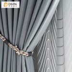 DIHIN HOME Modern Thickness Grey Color Striped,Blackout Grommet Window Curtain Customized Curtain Drapes for Living Room Roman Shades Curtains Window Blinds custom curtains blackout curtains curtains for living room sheer curtains curtain fabric linen curtains kitchen curtains velvet curtains pinch pleat curtains bay window curtains outdoor curtains pleated curtains floral curtains dining room curtains kitchen valances drapes for bedroom patio curtains nursery curtains grommet curtains