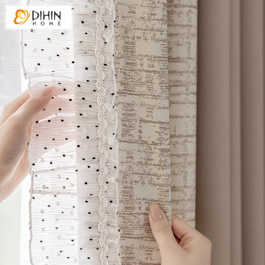 DIHIN HOME Modern Thickness Splicing,Blackout Grommet Window Curtain Customized Curtain Drapes for Living Room Roman Shades Curtains Window Blinds custom curtains blackout curtains curtains for living room sheer curtains curtain fabric linen curtains kitchen curtains velvet curtains pinch pleat curtains bay window curtains outdoor curtains pleated curtains floral curtains dining room curtains kitchen valances drapes for bedroom patio curtains nursery curtains grommet curtains