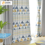 DIHIN HOME Modern Triangle Geometric Printed,Grommet Window Curtain for Living Room,Customzied Curtains Roman Shades Curtains Window Blinds custom curtains blackout curtains curtains for living room sheer curtains curtain fabric linen curtains kitchen curtains velvet curtains pinch pleat curtains bay window curtains outdoor curtains pleated curtains floral curtains dining room curtains kitchen valances drapes for bedroom patio curtains nursery curtains grommet curtains