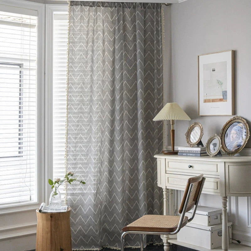 DIHIN HOME Modern Waves Printed,Blackout Grommet Window Curtain for Living Room ,52x63-inch,1 Panel Roman Shades Curtains Window Blinds custom curtains blackout curtains curtains for living room sheer curtains curtain fabric linen curtains kitchen curtains velvet curtains pinch pleat curtains bay window curtains outdoor curtains pleated curtains floral curtains dining room curtains kitchen valances drapes for bedroom patio curtains nursery curtains grommet curtains