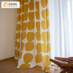 DIHIN HOME Modern Yellow Circles Printed,Half Blackout Grommet Window Curtain for Living Room ,52x63-inch,1 Panel Roman Shades Curtains Window Blinds custom curtains blackout curtains curtains for living room sheer curtains curtain fabric linen curtains kitchen curtains velvet curtains pinch pleat curtains bay window curtains outdoor curtains pleated curtains floral curtains dining room curtains kitchen valances drapes for bedroom patio curtains nursery curtains grommet curtains