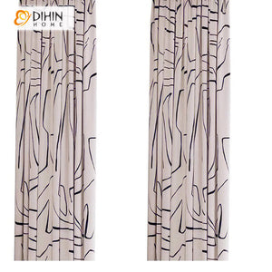 DIHIN HOME Neat Abstract Geometric Printed,Blackout Grommet Window Curtain for Living Room ,52x63-inch,1 Panel Roman Shades Curtains Window Blinds custom curtains blackout curtains curtains for living room sheer curtains curtain fabric linen curtains kitchen curtains velvet curtains pinch pleat curtains bay window curtains outdoor curtains pleated curtains floral curtains dining room curtains kitchen valances drapes for bedroom patio curtains nursery curtains grommet curtains