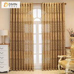 DIHIN HOME New Arrival Brown Embroidered,Grommet Window Sheer Curtain for Living Room ,52x63-inch,1 Panel Roman Shades Curtains Window Blinds custom curtains blackout curtains curtains for living room sheer curtains curtain fabric linen curtains kitchen curtains velvet curtains pinch pleat curtains bay window curtains outdoor curtains pleated curtains floral curtains dining room curtains kitchen valances drapes for bedroom patio curtains nursery curtains grommet curtains