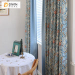 DIHIN HOME Pastoral Abstract Flowers Printed,Blackout Grommet Window Curtain for Living Room ,52x63-inch,1 Panel Roman Shades Curtains Window Blinds custom curtains blackout curtains curtains for living room sheer curtains curtain fabric linen curtains kitchen curtains velvet curtains pinch pleat curtains bay window curtains outdoor curtains pleated curtains floral curtains dining room curtains kitchen valances drapes for bedroom patio curtains nursery curtains grommet curtains