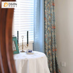 DIHIN HOME Pastoral Abstract Flowers Printed,Blackout Grommet Window Curtain for Living Room ,52x63-inch,1 Panel Roman Shades Curtains Window Blinds custom curtains blackout curtains curtains for living room sheer curtains curtain fabric linen curtains kitchen curtains velvet curtains pinch pleat curtains bay window curtains outdoor curtains pleated curtains floral curtains dining room curtains kitchen valances drapes for bedroom patio curtains nursery curtains grommet curtains