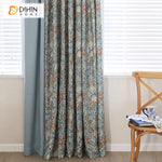 DIHIN HOME Pastoral Abstract Flowers Printed,Blackout Grommet Window Curtain for Living Room ,52x63-inch,1 Panel Roman Shades Curtains Window Blinds custom curtains blackout curtains curtains for living room sheer curtains curtain fabric linen curtains kitchen curtains velvet curtains pinch pleat curtains bay window curtains outdoor curtains pleated curtains floral curtains dining room curtains kitchen valances drapes for bedroom patio curtains nursery curtains grommet curtains