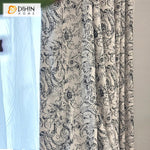 DIHIN HOME Pastoral Abstract Jacquard,Grommet Window Curtain for Living Room,Customzied Curtains Roman Shades Curtains Window Blinds custom curtains blackout curtains curtains for living room sheer curtains curtain fabric linen curtains kitchen curtains velvet curtains pinch pleat curtains bay window curtains outdoor curtains pleated curtains floral curtains dining room curtains kitchen valances drapes for bedroom patio curtains nursery curtains grommet curtains