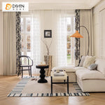 DIHIN HOME Pastoral Black Flowers Printed,Blackout Grommet Window Curtain Customized Curtain Drapes for Living Room Roman Shades Curtains Window Blinds custom curtains blackout curtains curtains for living room sheer curtains curtain fabric linen curtains kitchen curtains velvet curtains pinch pleat curtains bay window curtains outdoor curtains pleated curtains floral curtains dining room curtains kitchen valances drapes for bedroom patio curtains nursery curtains grommet curtains