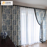 DIHIN HOME Pastoral Blue Color Printed,Half Blackout Grommet Window Curtain for Living Room ,52x63-inch,1 Panel Roman Shades Curtains Window Blinds custom curtains blackout curtains curtains for living room sheer curtains curtain fabric linen curtains kitchen curtains velvet curtains pinch pleat curtains bay window curtains outdoor curtains pleated curtains floral curtains dining room curtains kitchen valances drapes for bedroom patio curtains nursery curtains grommet curtains