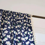 DIHIN HOME Pastoral Blue Fabric White Flowers Printed,Blackout Grommet Window Curtain for Living Room ,52x63-inch,1 Panel Roman Shades Curtains Window Blinds custom curtains blackout curtains curtains for living room sheer curtains curtain fabric linen curtains kitchen curtains velvet curtains pinch pleat curtains bay window curtains outdoor curtains pleated curtains floral curtains dining room curtains kitchen valances drapes for bedroom patio curtains nursery curtains grommet curtains