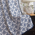 DIHIN HOME Pastoral Blue Flowers Printed,Blackout Grommet Window Curtain for Living Room ,52x63-inch,1 Panel Roman Shades Curtains Window Blinds custom curtains blackout curtains curtains for living room sheer curtains curtain fabric linen curtains kitchen curtains velvet curtains pinch pleat curtains bay window curtains outdoor curtains pleated curtains floral curtains dining room curtains kitchen valances drapes for bedroom patio curtains nursery curtains grommet curtains