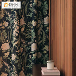DIHIN HOME Pastoral Blue Flowers Printed,Grommet Window Curtain for Living Room,Customzied Curtains Roman Shades Curtains Window Blinds custom curtains blackout curtains curtains for living room sheer curtains curtain fabric linen curtains kitchen curtains velvet curtains pinch pleat curtains bay window curtains outdoor curtains pleated curtains floral curtains dining room curtains kitchen valances drapes for bedroom patio curtains nursery curtains grommet curtains
