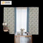 DIHIN HOME Pastoral Blue Leaves Printed,Blackout Grommet Window Curtain for Living Room ,52x63-inch,1 Panel Roman Shades Curtains Window Blinds custom curtains blackout curtains curtains for living room sheer curtains curtain fabric linen curtains kitchen curtains velvet curtains pinch pleat curtains bay window curtains outdoor curtains pleated curtains floral curtains dining room curtains kitchen valances drapes for bedroom patio curtains nursery curtains grommet curtains