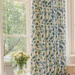 DIHIN HOME Pastoral Blue Printed,Blackout Grommet Window Curtain for Living Room,52x63-inch,1 Panel Roman Shades Curtains Window Blinds custom curtains blackout curtains curtains for living room sheer curtains curtain fabric linen curtains kitchen curtains velvet curtains pinch pleat curtains bay window curtains outdoor curtains pleated curtains floral curtains dining room curtains kitchen valances drapes for bedroom patio curtains nursery curtains grommet curtains