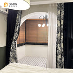 DIHIN HOME Pastoral Curtains With Black Pompoms Jacquard,Blackout Grommet Window Curtain for Living Room ,52x63-inch,1 Panel Roman Shades Curtains Window Blinds custom curtains blackout curtains curtains for living room sheer curtains curtain fabric linen curtains kitchen curtains velvet curtains pinch pleat curtains bay window curtains outdoor curtains pleated curtains floral curtains dining room curtains kitchen valances drapes for bedroom patio curtains nursery curtains grommet curtains