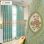 DIHIN HOME Pastoral Emboridered,Blackout Curtains Grommet Window Curtain for Living Room ,52x84-inch,1 Panel Roman Shades Curtains Window Blinds custom curtains blackout curtains curtains for living room sheer curtains curtain fabric linen curtains kitchen curtains velvet curtains pinch pleat curtains bay window curtains outdoor curtains pleated curtains floral curtains dining room curtains kitchen valances drapes for bedroom patio curtains nursery curtains grommet curtains