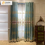 DIHIN HOME Pastoral Emboridered,Blackout Curtains Grommet Window Curtain for Living Room ,52x84-inch,1 Panel Roman Shades Curtains Window Blinds custom curtains blackout curtains curtains for living room sheer curtains curtain fabric linen curtains kitchen curtains velvet curtains pinch pleat curtains bay window curtains outdoor curtains pleated curtains floral curtains dining room curtains kitchen valances drapes for bedroom patio curtains nursery curtains grommet curtains