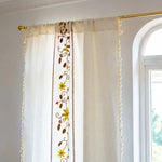 DIHIN HOME Pastoral Flowers Embroidered,Blackout Grommet Window Curtain for Living Room ,52x63-inch,1 Panel Roman Shades Curtains Window Blinds custom curtains blackout curtains curtains for living room sheer curtains curtain fabric linen curtains kitchen curtains velvet curtains pinch pleat curtains bay window curtains outdoor curtains pleated curtains floral curtains dining room curtains kitchen valances drapes for bedroom patio curtains nursery curtains grommet curtains