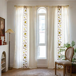 DIHIN HOME Pastoral Flowers Embroidered,Blackout Grommet Window Curtain for Living Room ,52x63-inch,1 Panel Roman Shades Curtains Window Blinds custom curtains blackout curtains curtains for living room sheer curtains curtain fabric linen curtains kitchen curtains velvet curtains pinch pleat curtains bay window curtains outdoor curtains pleated curtains floral curtains dining room curtains kitchen valances drapes for bedroom patio curtains nursery curtains grommet curtains