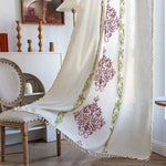 DIHIN HOME Pastoral Flowers jacquard,Blackout Grommet Window Curtain for Living Room ,52x63-inch,1 Panel Roman Shades Curtains Window Blinds custom curtains blackout curtains curtains for living room sheer curtains curtain fabric linen curtains kitchen curtains velvet curtains pinch pleat curtains bay window curtains outdoor curtains pleated curtains floral curtains dining room curtains kitchen valances drapes for bedroom patio curtains nursery curtains grommet curtains