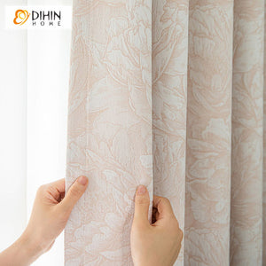 DIHIN HOME Pastoral Flowers Printed,Blackout Grommet Window Curtain for Living Room ,52x63-inch,1 Panel Roman Shades Curtains Window Blinds custom curtains blackout curtains curtains for living room sheer curtains curtain fabric linen curtains kitchen curtains velvet curtains pinch pleat curtains bay window curtains outdoor curtains pleated curtains floral curtains dining room curtains kitchen valances drapes for bedroom patio curtains nursery curtains grommet curtains