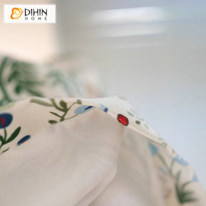 DIHIN HOME Pastoral Forest Fox Printed,Grommet Window Curtain for Living Room,52x63-inch,1 Panel Roman Shades Curtains Window Blinds custom curtains blackout curtains curtains for living room sheer curtains curtain fabric linen curtains kitchen curtains velvet curtains pinch pleat curtains bay window curtains outdoor curtains pleated curtains floral curtains dining room curtains kitchen valances drapes for bedroom patio curtains nursery curtains grommet curtains