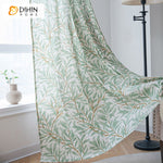 DIHIN HOME Pastoral Green Leaves Painting Printed,Blackout Grommet Window Curtain for Living Room ,52x63-inch,1 Panel Roman Shades Curtains Window Blinds custom curtains blackout curtains curtains for living room sheer curtains curtain fabric linen curtains kitchen curtains velvet curtains pinch pleat curtains bay window curtains outdoor curtains pleated curtains floral curtains dining room curtains kitchen valances drapes for bedroom patio curtains nursery curtains grommet curtains