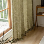 DIHIN HOME Pastoral Green Leaves Printed,Half Blackout Grommet Window Curtain Customized Curtain Drapes for Living Room Roman Shades Curtains Window Blinds custom curtains blackout curtains curtains for living room sheer curtains curtain fabric linen curtains kitchen curtains velvet curtains pinch pleat curtains bay window curtains outdoor curtains pleated curtains floral curtains dining room curtains kitchen valances drapes for bedroom patio curtains nursery curtains grommet curtains