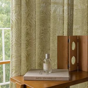 DIHIN HOME Pastoral Green Leaves Printed,Half Blackout Grommet Window Curtain Customized Curtain Drapes for Living Room Roman Shades Curtains Window Blinds custom curtains blackout curtains curtains for living room sheer curtains curtain fabric linen curtains kitchen curtains velvet curtains pinch pleat curtains bay window curtains outdoor curtains pleated curtains floral curtains dining room curtains kitchen valances drapes for bedroom patio curtains nursery curtains grommet curtains