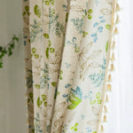 DIHIN HOME Pastoral Green Plants Printed,Blackout Grommet Window Curtain for Living Room ,52x63-inch,1 Panel Roman Shades Curtains Window Blinds custom curtains blackout curtains curtains for living room sheer curtains curtain fabric linen curtains kitchen curtains velvet curtains pinch pleat curtains bay window curtains outdoor curtains pleated curtains floral curtains dining room curtains kitchen valances drapes for bedroom patio curtains nursery curtains grommet curtains