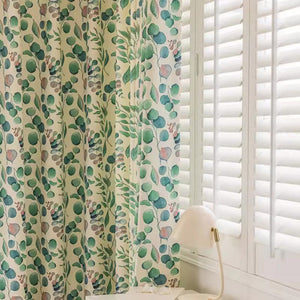 DIHIN HOME Pastoral Green Printed,Blackout Grommet Window Curtain for Living Room,52x63-inch,1 Panel Roman Shades Curtains Window Blinds custom curtains blackout curtains curtains for living room sheer curtains curtain fabric linen curtains kitchen curtains velvet curtains pinch pleat curtains bay window curtains outdoor curtains pleated curtains floral curtains dining room curtains kitchen valances drapes for bedroom patio curtains nursery curtains grommet curtains