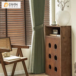 DIHIN HOME Pastoral Green Small Leaves Jacquard,Blackout Grommet Window Curtain Customized Curtain Drapes for Living Room Roman Shades Curtains Window Blinds custom curtains blackout curtains curtains for living room sheer curtains curtain fabric linen curtains kitchen curtains velvet curtains pinch pleat curtains bay window curtains outdoor curtains pleated curtains floral curtains dining room curtains kitchen valances drapes for bedroom patio curtains nursery curtains grommet curtains