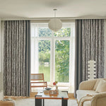 DIHIN HOME Pastoral Grey Leaves Printed,Blackout Grommet Window Curtain Customized Curtain Drapes for Living Room Roman Shades Curtains Window Blinds custom curtains blackout curtains curtains for living room sheer curtains curtain fabric linen curtains kitchen curtains velvet curtains pinch pleat curtains bay window curtains outdoor curtains pleated curtains floral curtains dining room curtains kitchen valances drapes for bedroom patio curtains nursery curtains grommet curtains