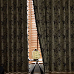 DIHIN HOME Pastoral Ink Bamboo Leaves Jacuqard,Blackout Grommet Window Curtain Customized Curtain Drapes for Living Room Roman Shades Curtains Window Blinds custom curtains blackout curtains curtains for living room sheer curtains curtain fabric linen curtains kitchen curtains velvet curtains pinch pleat curtains bay window curtains outdoor curtains pleated curtains floral curtains dining room curtains kitchen valances drapes for bedroom patio curtains nursery curtains grommet curtains