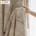 DIHIN HOME Pastoral Jacquard,Blackout Grommet Window Curtain For Living Room ,52x63-inch,1 Panel Roman Shades Curtains Window Blinds custom curtains blackout curtains curtains for living room sheer curtains curtain fabric linen curtains kitchen curtains velvet curtains pinch pleat curtains bay window curtains outdoor curtains pleated curtains floral curtains dining room curtains kitchen valances drapes for bedroom patio curtains nursery curtains grommet curtains