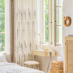 DIHIN HOME Pastoral Leaves Embroidered,Blackout Grommet Window Curtain for Living Room ,52x63-inch,1 Panel Roman Shades Curtains Window Blinds custom curtains blackout curtains curtains for living room sheer curtains curtain fabric linen curtains kitchen curtains velvet curtains pinch pleat curtains bay window curtains outdoor curtains pleated curtains floral curtains dining room curtains kitchen valances drapes for bedroom patio curtains nursery curtains grommet curtains
