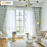 DIHIN HOME Pastoral Leaves Jacquard,Grommet Window Curtain for Living Room,52x63-inch,1 Panel Roman Shades Curtains Window Blinds custom curtains blackout curtains curtains for living room sheer curtains curtain fabric linen curtains kitchen curtains velvet curtains pinch pleat curtains bay window curtains outdoor curtains pleated curtains floral curtains dining room curtains kitchen valances drapes for bedroom patio curtains nursery curtains grommet curtains