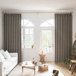 DIHIN HOME Pastoral Leaves Jacquard,Grommet Window Curtain for Living Room,Customzied Curtains Roman Shades Curtains Window Blinds custom curtains blackout curtains curtains for living room sheer curtains curtain fabric linen curtains kitchen curtains velvet curtains pinch pleat curtains bay window curtains outdoor curtains pleated curtains floral curtains dining room curtains kitchen valances drapes for bedroom patio curtains nursery curtains grommet curtains
