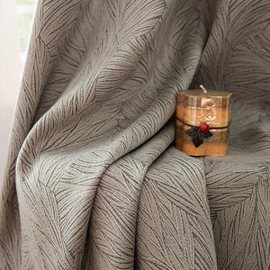 DIHIN HOME Pastoral Leaves Jacquard,Grommet Window Curtain for Living Room,Customzied Curtains Roman Shades Curtains Window Blinds custom curtains blackout curtains curtains for living room sheer curtains curtain fabric linen curtains kitchen curtains velvet curtains pinch pleat curtains bay window curtains outdoor curtains pleated curtains floral curtains dining room curtains kitchen valances drapes for bedroom patio curtains nursery curtains grommet curtains