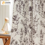 DIHIN HOME Pastoral Leaves Printed,Blackout Grommet Window Curtain Customized Curtain Drapes for Living Room Roman Shades Curtains Window Blinds custom curtains blackout curtains curtains for living room sheer curtains curtain fabric linen curtains kitchen curtains velvet curtains pinch pleat curtains bay window curtains outdoor curtains pleated curtains floral curtains dining room curtains kitchen valances drapes for bedroom patio curtains nursery curtains grommet curtains