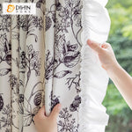 DIHIN HOME Pastoral Leaves Printed,Blackout Grommet Window Curtain Customized Curtain Drapes for Living Room Roman Shades Curtains Window Blinds custom curtains blackout curtains curtains for living room sheer curtains curtain fabric linen curtains kitchen curtains velvet curtains pinch pleat curtains bay window curtains outdoor curtains pleated curtains floral curtains dining room curtains kitchen valances drapes for bedroom patio curtains nursery curtains grommet curtains